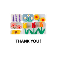 Thank U Flowers Badge